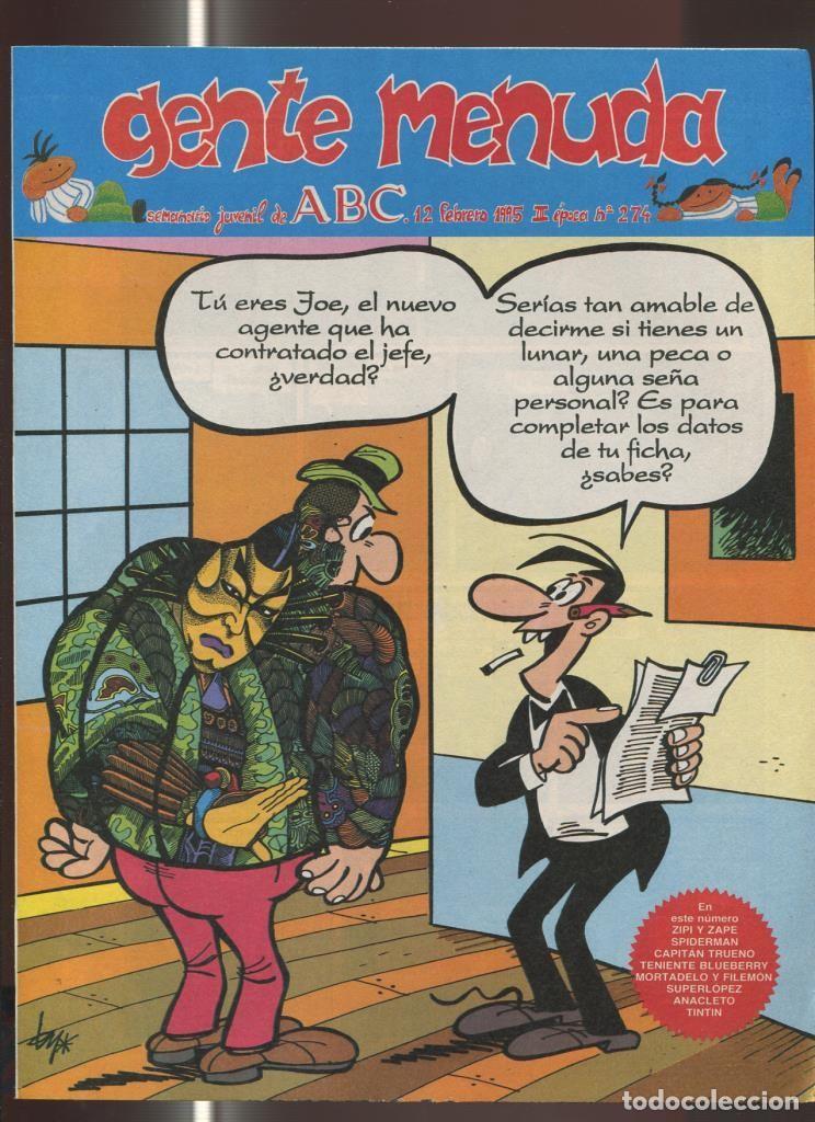 C&oacute;mics: Gente Menuda seminario juvenil de ABC numero 274: El Capitan Trueno, etc - Varios
