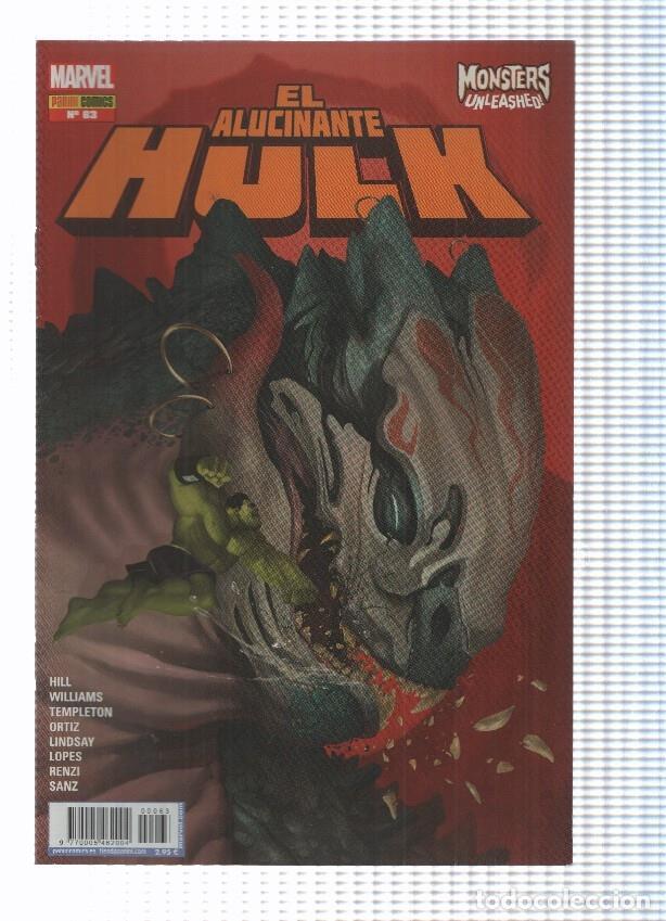 Fumetti: Panini: El alucinante Hulk num 63 a&ntilde;o 6, 2017 - Victoria impecable, Mente sobre monstruos - Varios