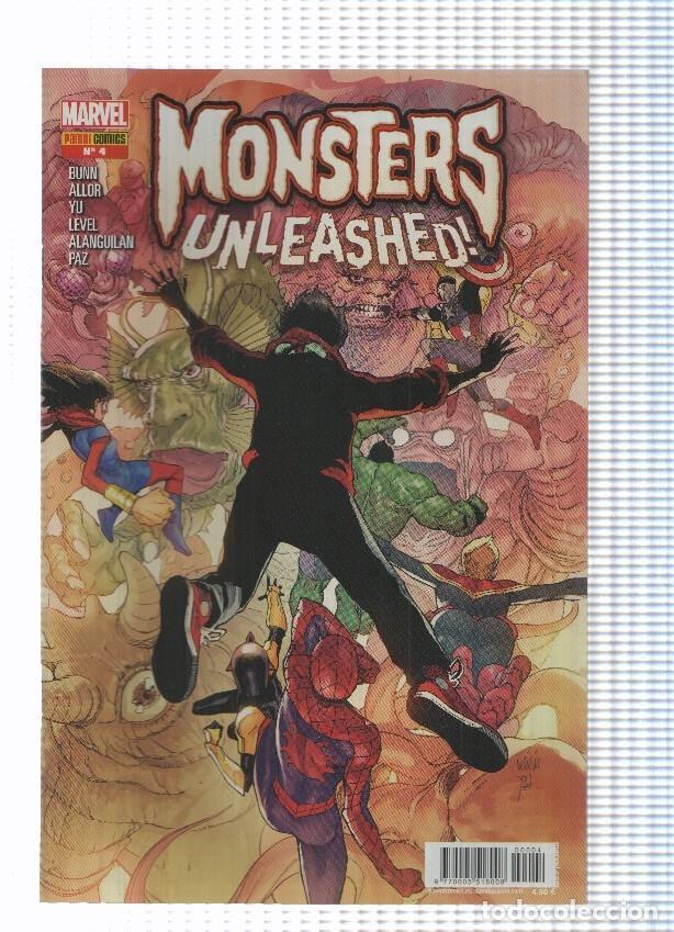 C&oacute;mics: Panini: Monster Unleashed num. 04 a&ntilde;o I, 2017 - Monstruos desatados - Varios - Foto 1