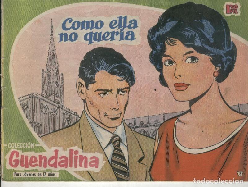 Comics: Guendalina numero 008, trasera foto ficha de David Niven - Ana Maria-Antonio Borrell