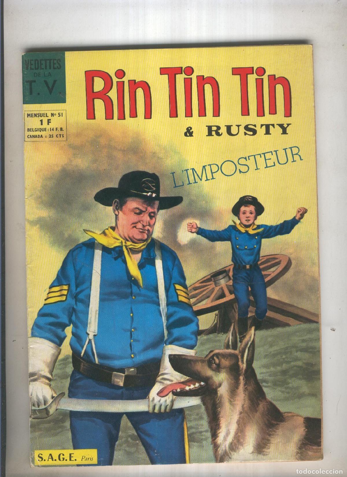 C&oacute;mics: RIN TIN TIN ET RUSTY Numero 051: Limposteur - VARIOS - Foto 1