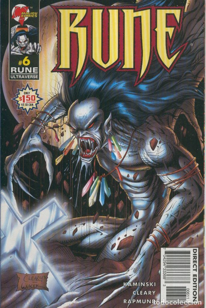 C&oacute;mics: RUNE, Volume 2: No.06: They Thirst (Malibu Comics) - Len Kaminski - Foto 1