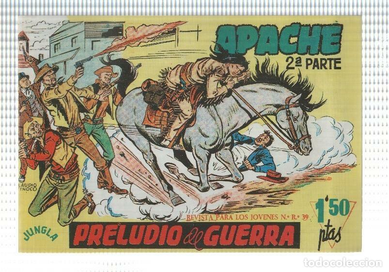 C&oacute;mics: Facsimil: Apache segunda serie numero 01: Preludio de guerra - Claudio Tinoco