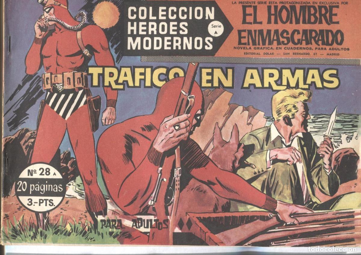 Comics: Coleccion Heroes Modernos: El Hombre Enmascarado (the Phantom) serie A numero 28: Trafico en armas -