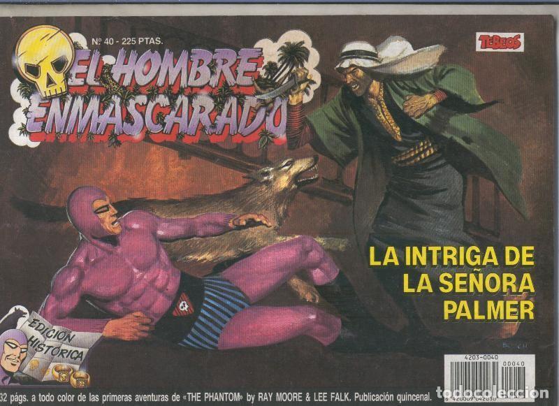 Comics : El Hombre Enmascarado numero 40 (numerado 1 en trasera) - Lee Falk