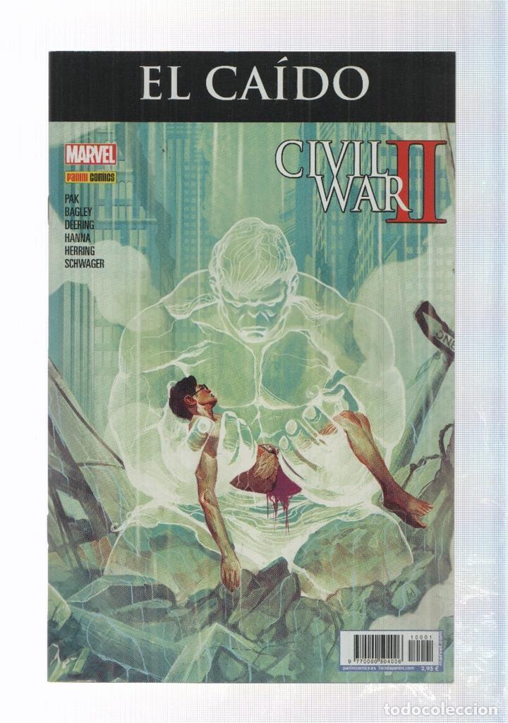 Comics : Panini, Civil War II : El Caido a&ntilde;o I numero unico, dic 2016 - Greg Pak, Mark Bagley - NULL