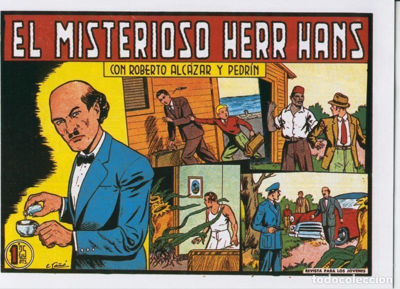Comics: Roberto Alcazar y Pedrin facsimil numero 0339: El misterioso Herr Hans - Varios