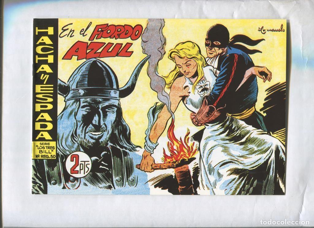 C&oacute;mics: Facsimil: Hacha y Espada numero 22: En el fiordo azul - Armando
