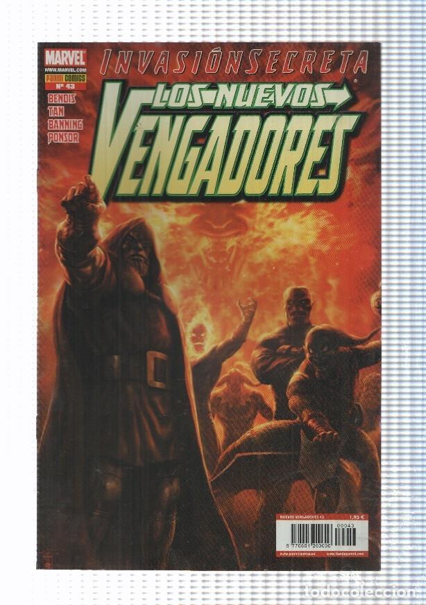 Fumetti: Marvel, Panini: Los Nuevos Vengadores num. 43 (jul 2009). Invasion Secreta parte 7 - NULL