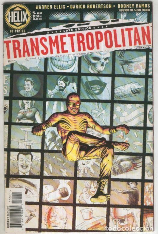C&oacute;mics: TRANSMETROPOLITAN, Vo.1 No.05: Whats Spider Watches on TV (DC-HELIX 1997) - Warren Ellis