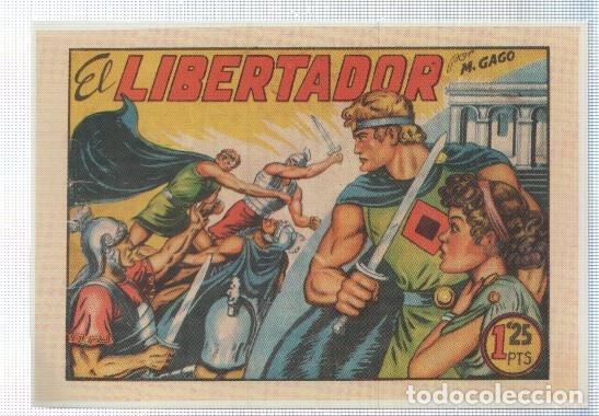 Comics : Ficha tebeo numerada 142: El Libertador, dibujo de Gago -