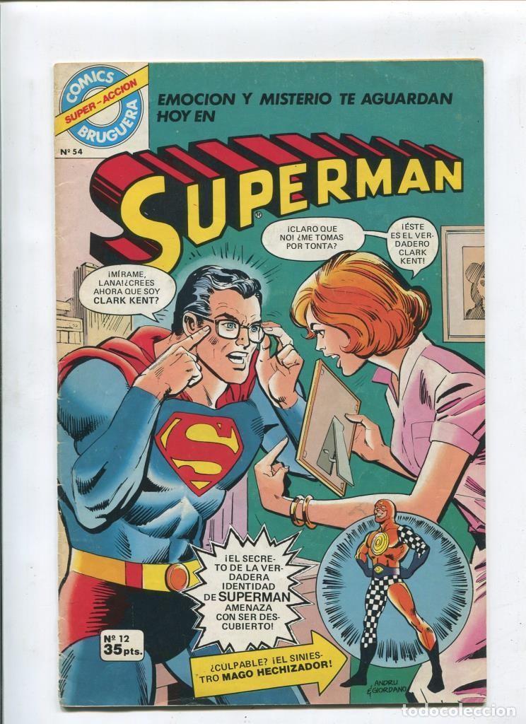 C&oacute;mics: Comics Bruguera Superman numero 12 (numerado 1 en trasera) - varios - Foto 1