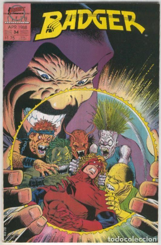 C&oacute;mics: BADGER, Vol.1 No.34: Underdog (First Comics 1988) - Mike Baron - Foto 1