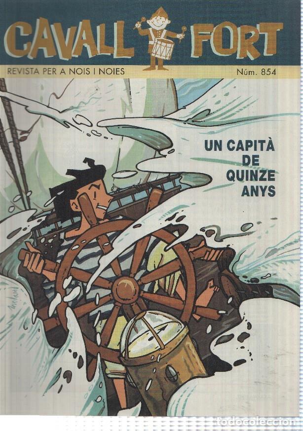 C&oacute;mics: Revista Cavall Fort: num 854 (feb 98) - Histories en B/N: Un capita de 15 anys, Els Barrufets Bomber