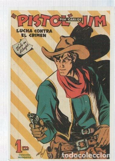 Comics : Ficha tebeo numerada 210: Coleccion Mosquito: Pistol Jim , dibujo Carlos Freixas -