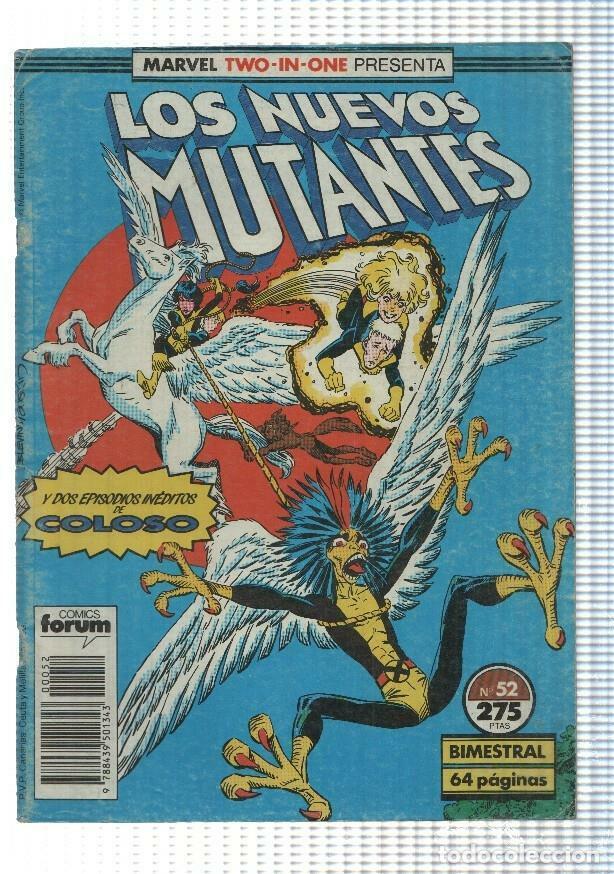 Comics : Marvel, forum: Los Nuevos Mutantes num 52 Bimestral 64 paginas - Pajaro en mano - NULL