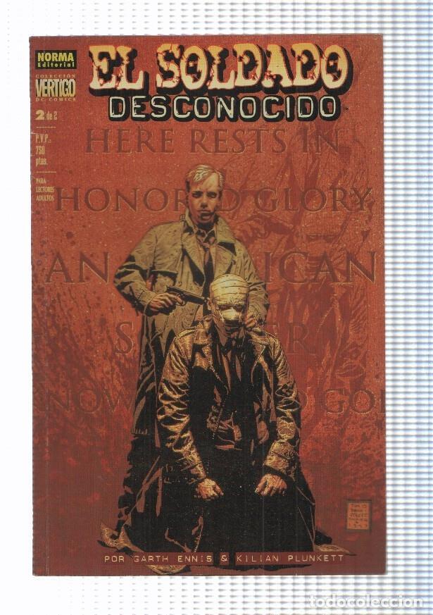 C&oacute;mics: Coleccion Vertigo 63, Norma: El Soldado Desconocido num. 2 (numerado 2 interior trasera) - NULL - Foto 1