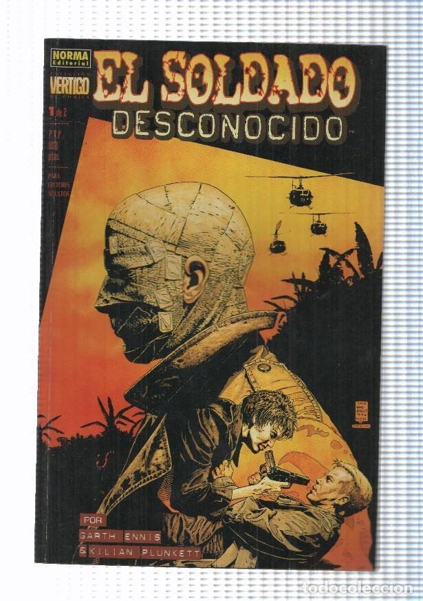 C&oacute;mics: Coleccion Vertigo 059, Norma: El Soldado Desconocido num. 1 de 2 (1998). Garth Ennis y Plunkett - N - Foto 1
