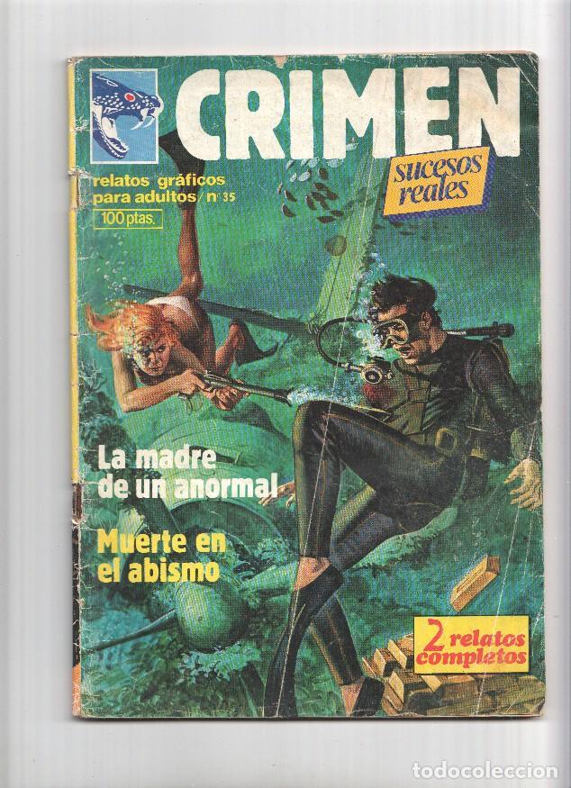 Comics: Crimen numero 35: La madre de un anormal, Muerte en el abismo - varios