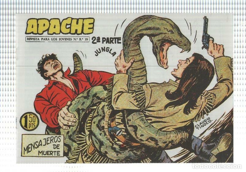 Fumetti: Facsimil: Apache segunda serie numero 36: Mensajeros de muerte - Claudio Tinoco