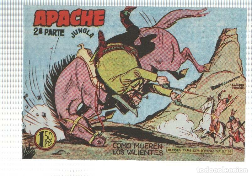 C&oacute;mics: Facsimil: Apache segunda serie numero 52: Como mueren los valientes - Claudio Tinoco