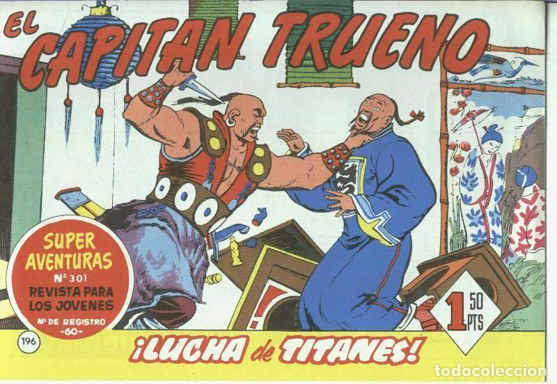 Comics : El Capitan trueno facsimil numero 196: Lucha de titanes - Angel Pardo-Victor Mora