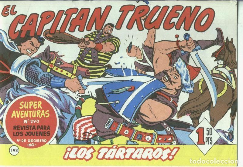 Comics: El Capitan trueno facsimil numero 193: Los tartaros - Angel Pardo-Victor Mora