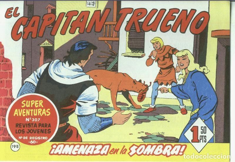 Comics: El Capitan trueno facsimil numero 198: Amenaza en la sombra - Angel Pardo-Victor Mora