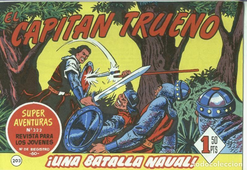 Comics : El Capitan trueno facsimil numero 203: Una batalla naval - Angel Pardo-Victor Mora