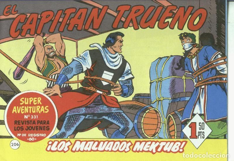 C&oacute;mics: El Capitan trueno facsimil numero 206: Los malvados Mektub - Angel Pardo-Victor Mora