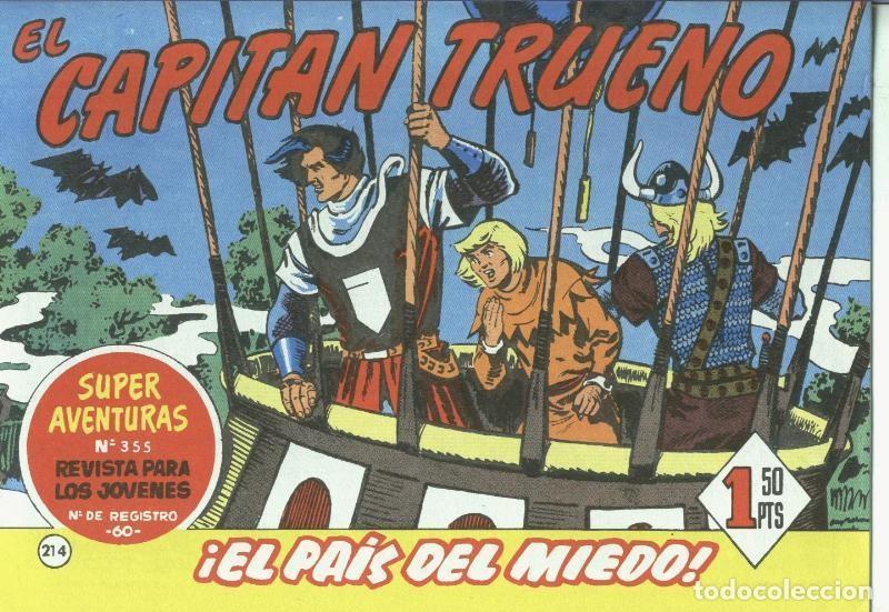 Comics: El Capitan trueno facsimil numero 214: El pais del miedo - Angel Pardo-Victor Mora