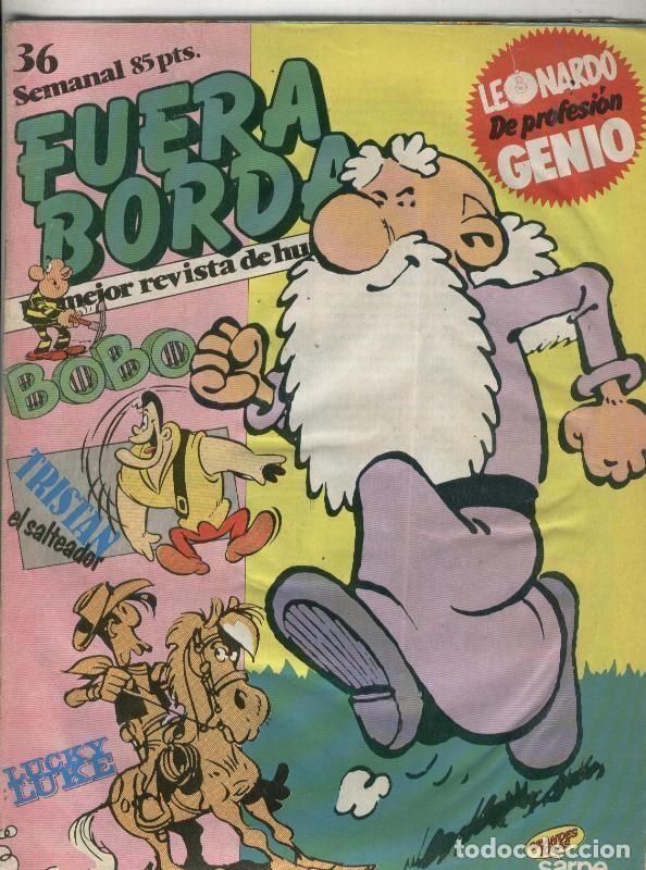 C&oacute;mics: Fuera Borda numero 36 FALTA el poster central (numerado 1 en trasera) - Varios