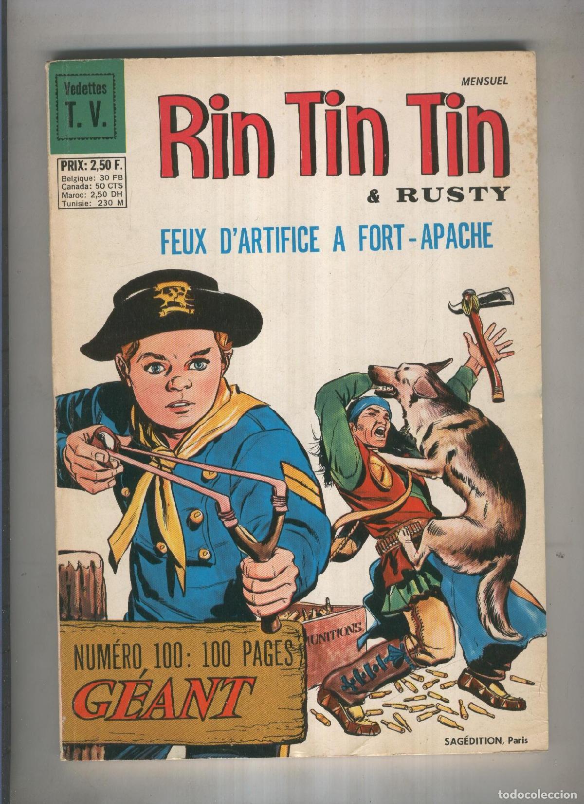 C&oacute;mics: RIN TIN TIN ET RUSTY Numero 100: Feux dartifice a Fort-Apache - VARIOS - Foto 1