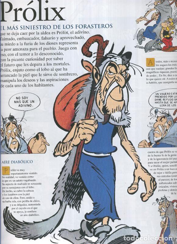 C&oacute;mics: Poster-Ficha Asterix: Quien es quien: Prolix, el mas siniestro de los forasteros - Varios