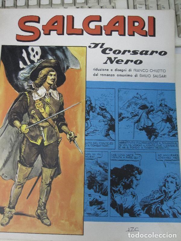 C&oacute;mics: Salgari il Corsaro Nero - Franco Chiletto - Foto 1