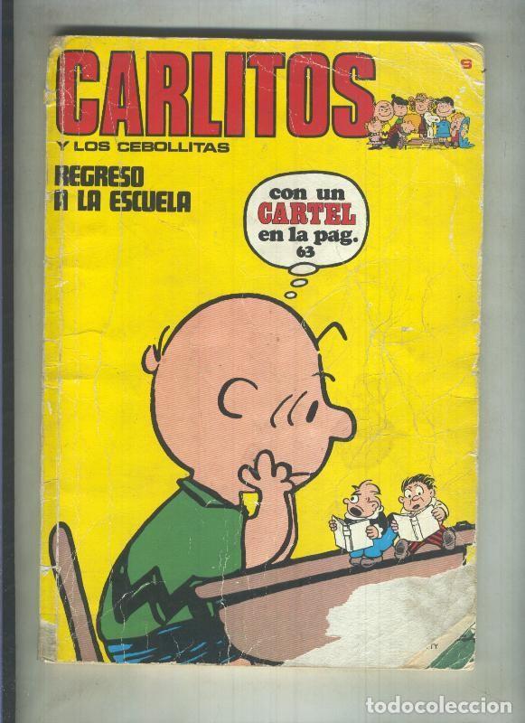 C&oacute;mics: Carlitos y los Cebollitas volumen 09 (mal estado general) - Charles Schultz y Rudolph Dirks - Foto 1