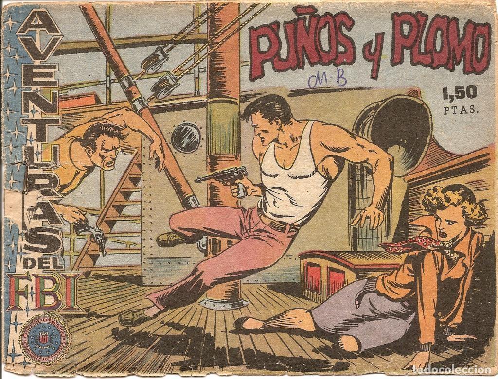 Comics: Aventuras del FBI original numero 006: Pu&ntilde;os y plomo (numerado 2 en trasera) - Luis Bermejo