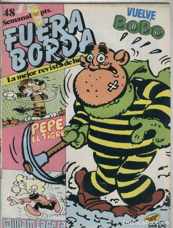 Comics: Fuera Borda numero 48 poster central el elefante (numerado 1 en trasera) - Varios