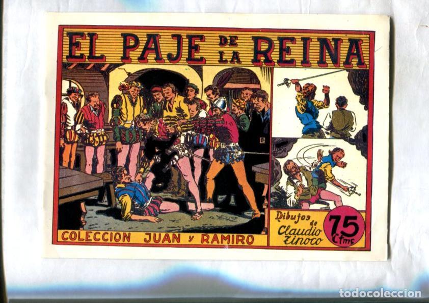 Comics: Coleccion Juan y Ramiro: El paje de la reina (Facsimil dibujo Claudio Tinoco) - Claudio Tinoco