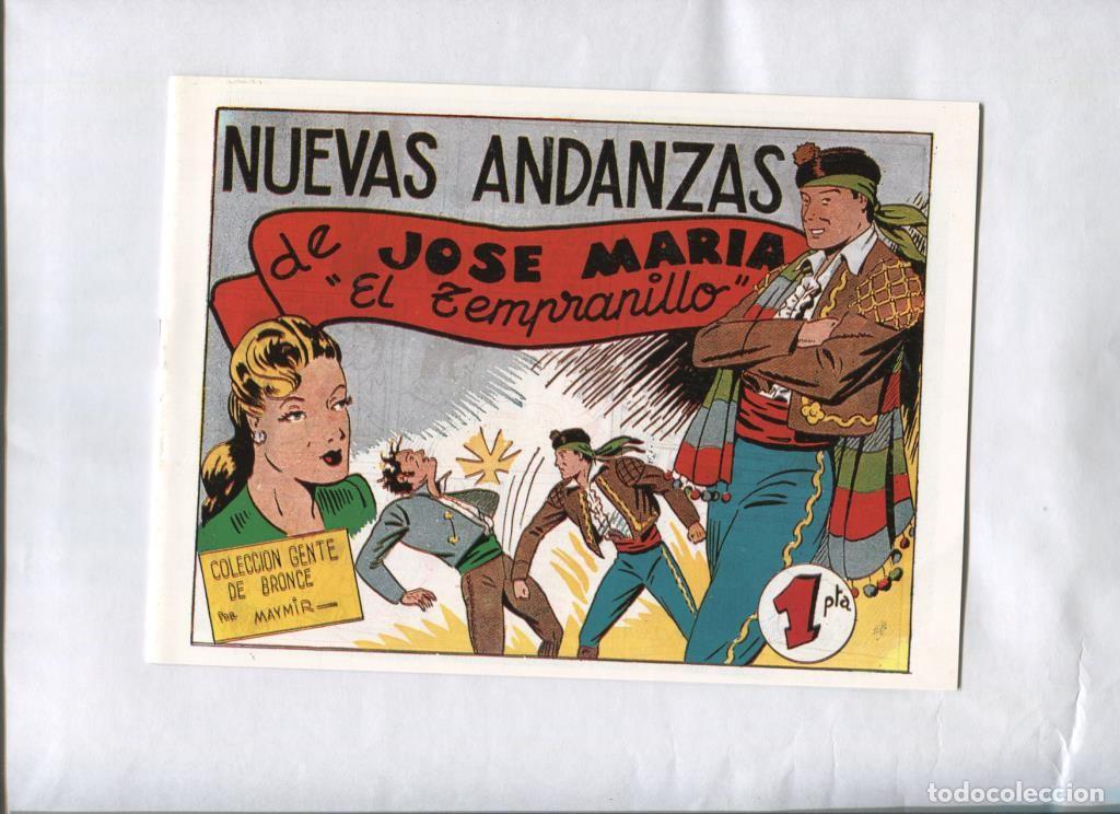 C&oacute;mics: Facsimil: Jose Maria El Tempranillo de Maymir numero 08: Nuevas andanzas de Jose Maria - Maymir