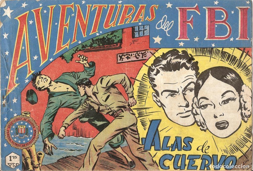 Fumetti: Aventuras del FBI original numero 041: Alas de cuervo (numerado 3 en trasera) - Luis Bermejo