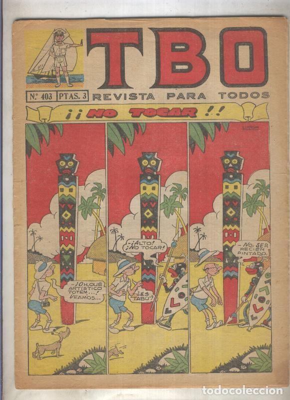 C&oacute;mics: TBO numero 403: No tocar (Urda), (numerado 1 en trasera) - Varios - Foto 1