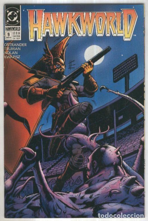 Comics: HAWKWORLD, Vol.3 No.09: Chicago Tribe, Hawkwoman Caged (DC 1991) - John Ostrander
