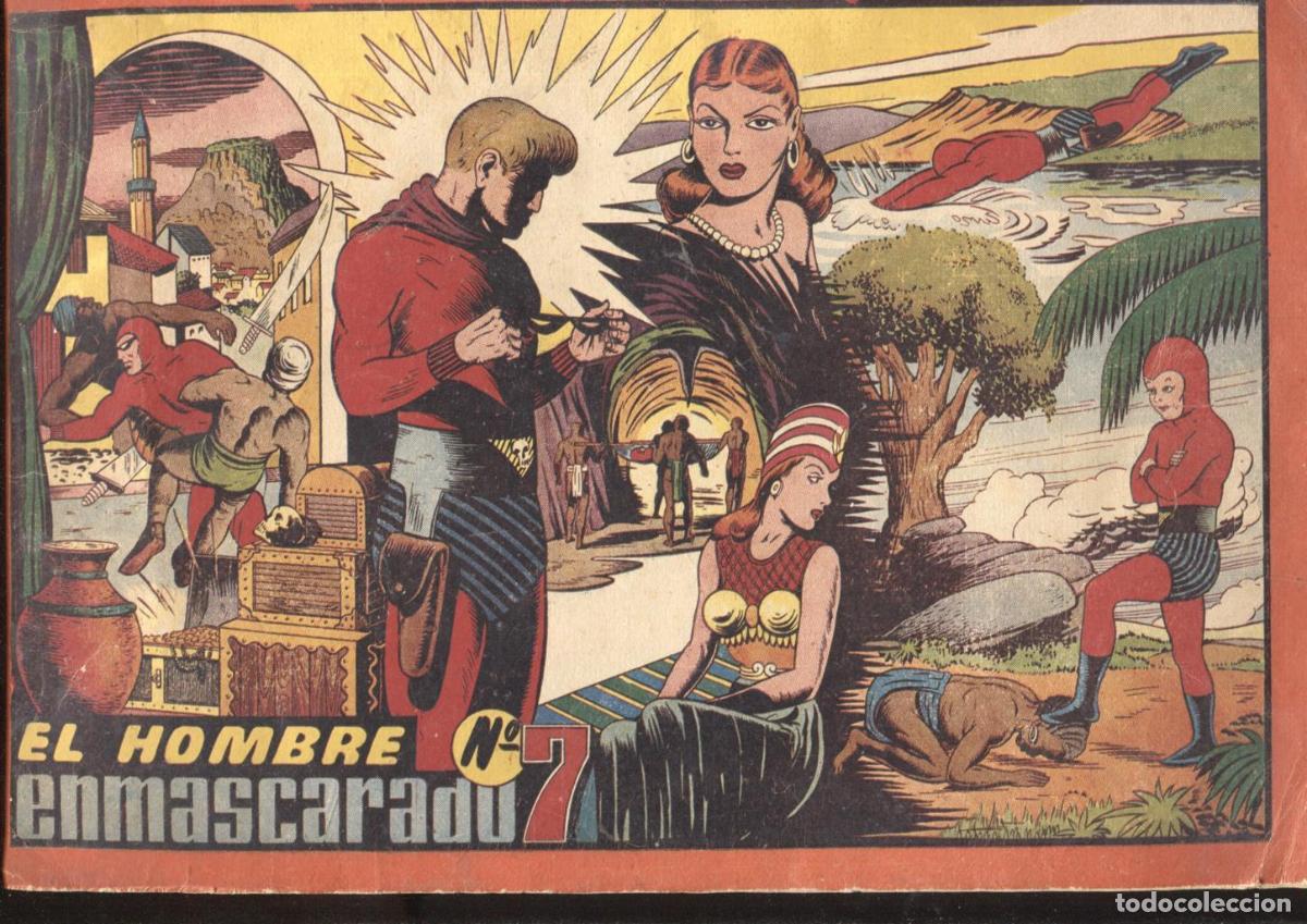Comics: Hispano Americana: El Hombre Enmascarado album rojo numero 7: Hamid el terrible - NULL