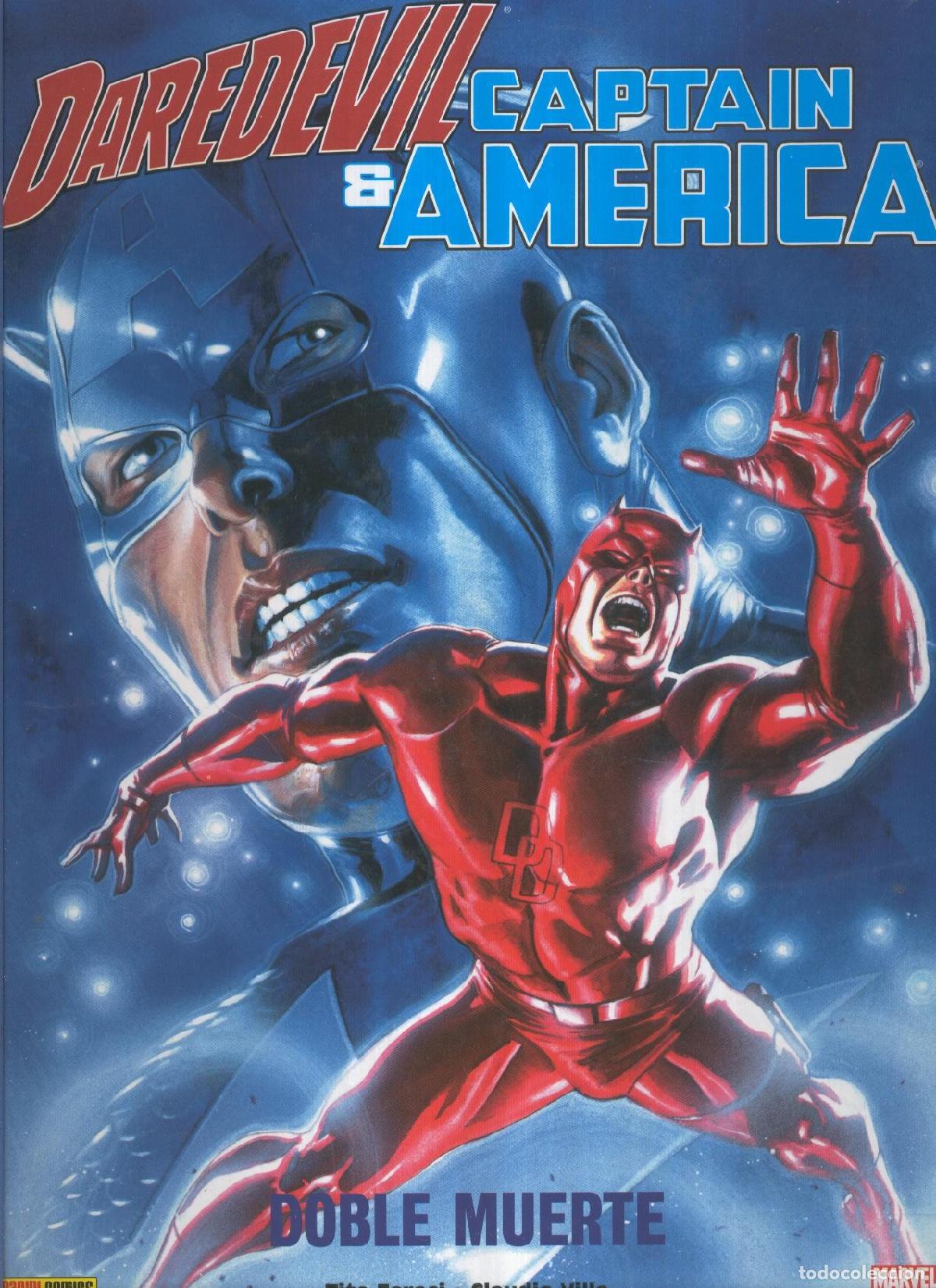 C&oacute;mics: DAREDEVIL & CAPTAIN AMERICA : Doble Muerte - CLAUDIO VILLA - Foto 1
