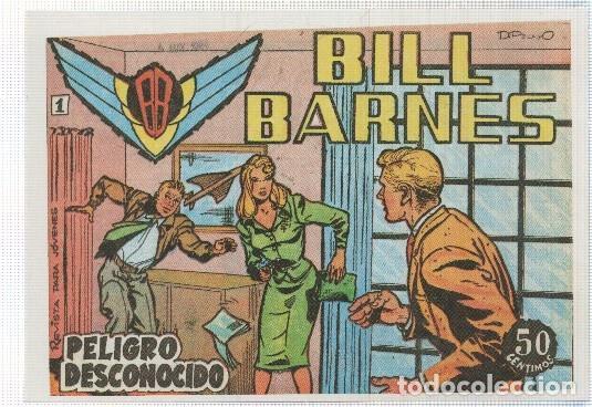 Comics: Ficha tebeo numerada 483: Bill Barnes, edit Rollan (dibujo Buylla) -