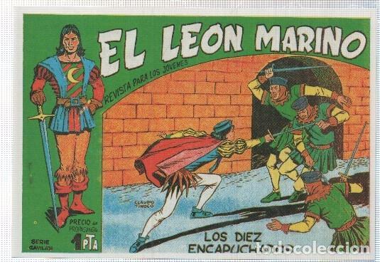 Fumetti: Ficha tebeo numerada 505: El leon Marino, edit Maga (dibujo Gigarpe y Tinoco) -