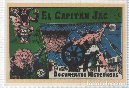 Comics: Ficha tebeo numerada 498: El Capitan Jac serie C, edit Monzu (dibujo M.G.Tellez) -
