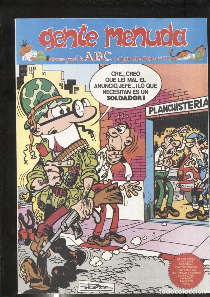 C&oacute;mics: Gente Menuda seminario juvenil de ABC numero 344: El Capitan Trueno: A sangre y fuego, episodio - Va