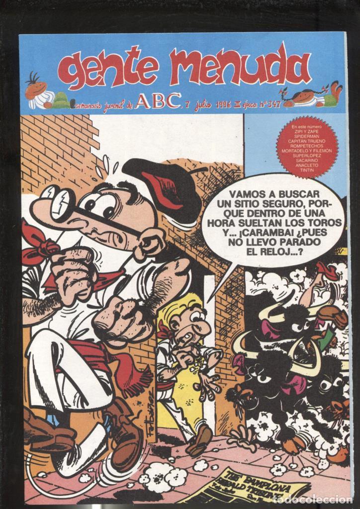 Comics: Gente Menuda seminario juvenil de ABC numero 347: El Capitan Trueno: A sangre y fuego, episodio - Va